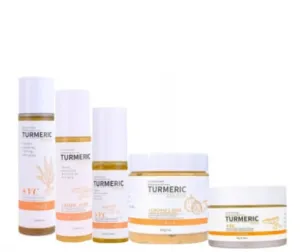 5 pc Retinol A, Turmeric Skincare Set - MOQ 12 pcs