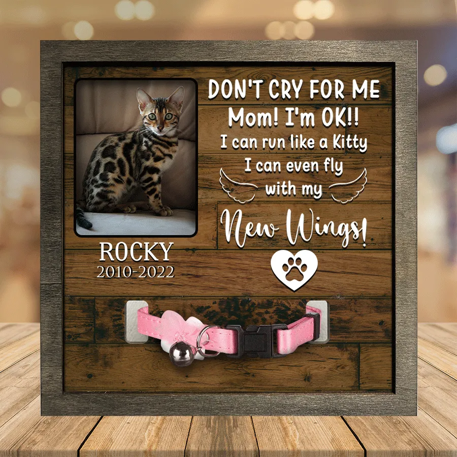 A Bengal Pet Picture Frames Memorial Cat walk beside us everyday Cat Lover Gift, Memorial Gifts