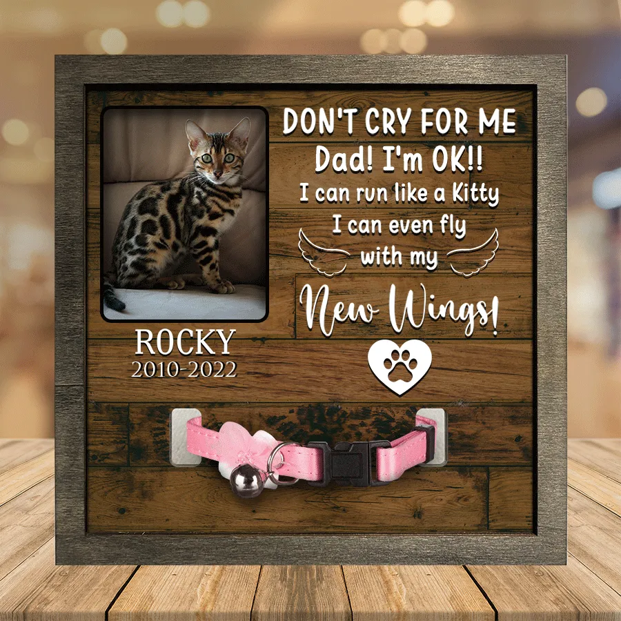 A Bengal Pet Picture Frames Memorial Cat walk beside us everyday Cat Lover Gift, Memorial Gifts