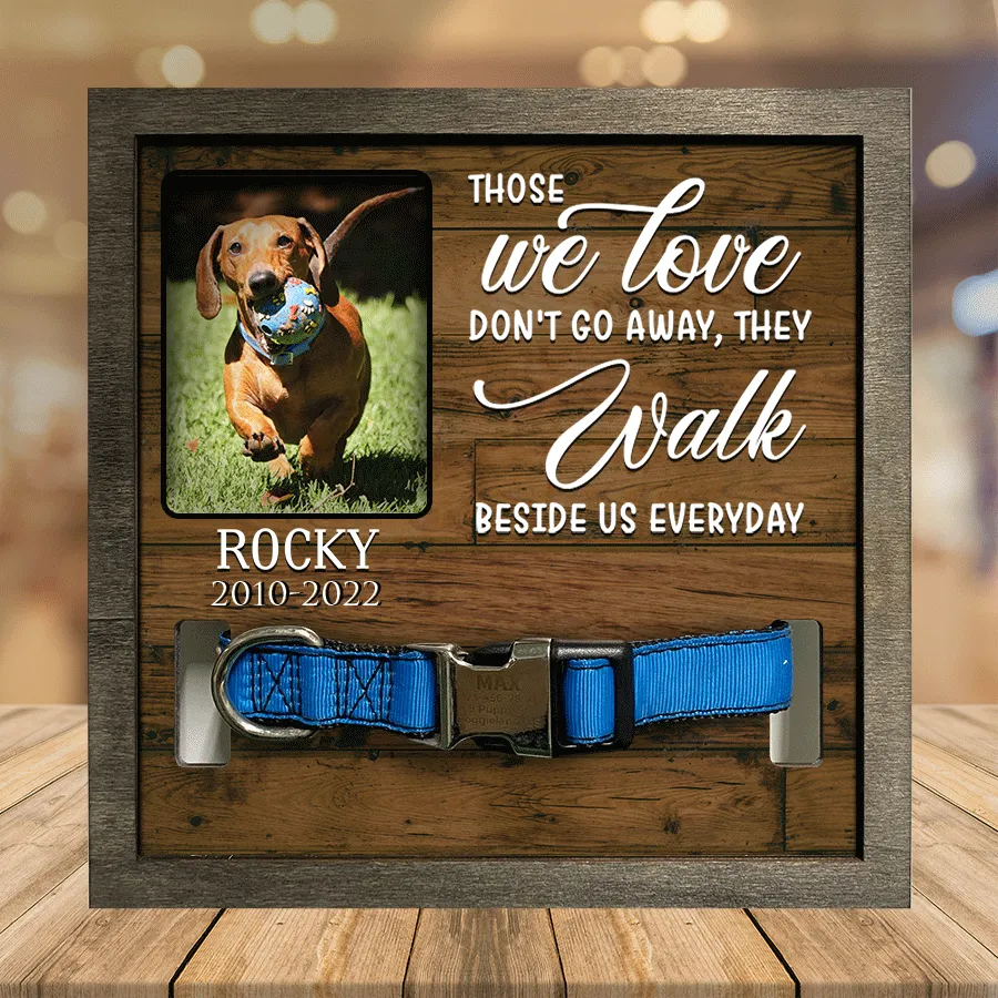 A Dachshund Pet Picture Frames Memorial Dog hardest to say goodbye Dog Lover Gift, Memorial Gifts