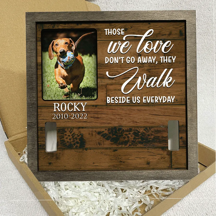 A Dachshund Pet Picture Frames Memorial Dog hardest to say goodbye Dog Lover Gift, Memorial Gifts