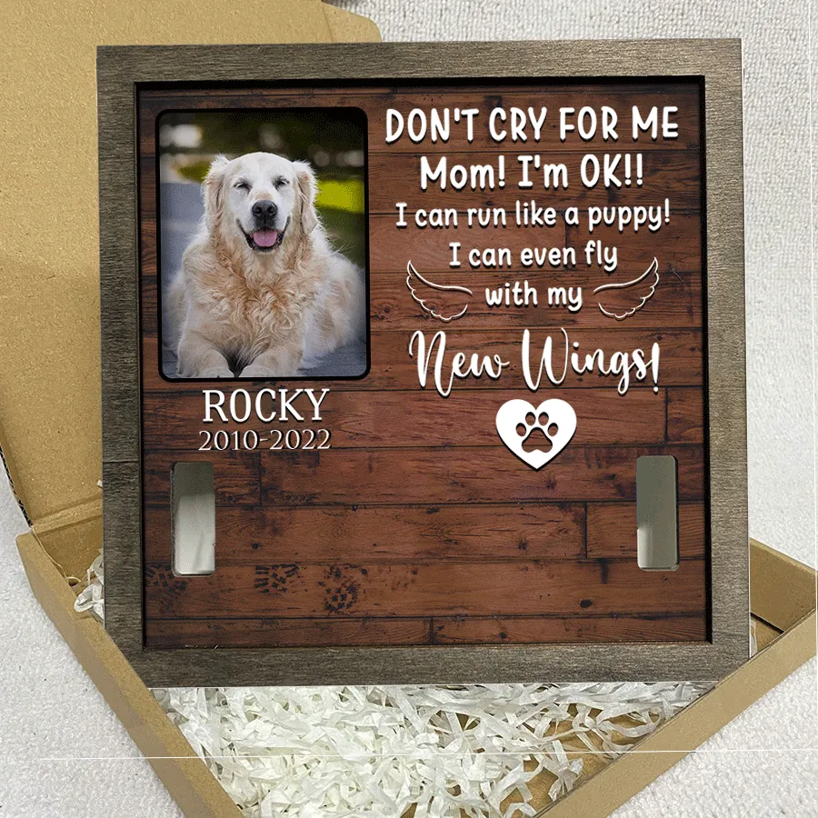 A Golden retriever Pet Picture Frames Memorial Dog you're my favorite natural wood picture frames