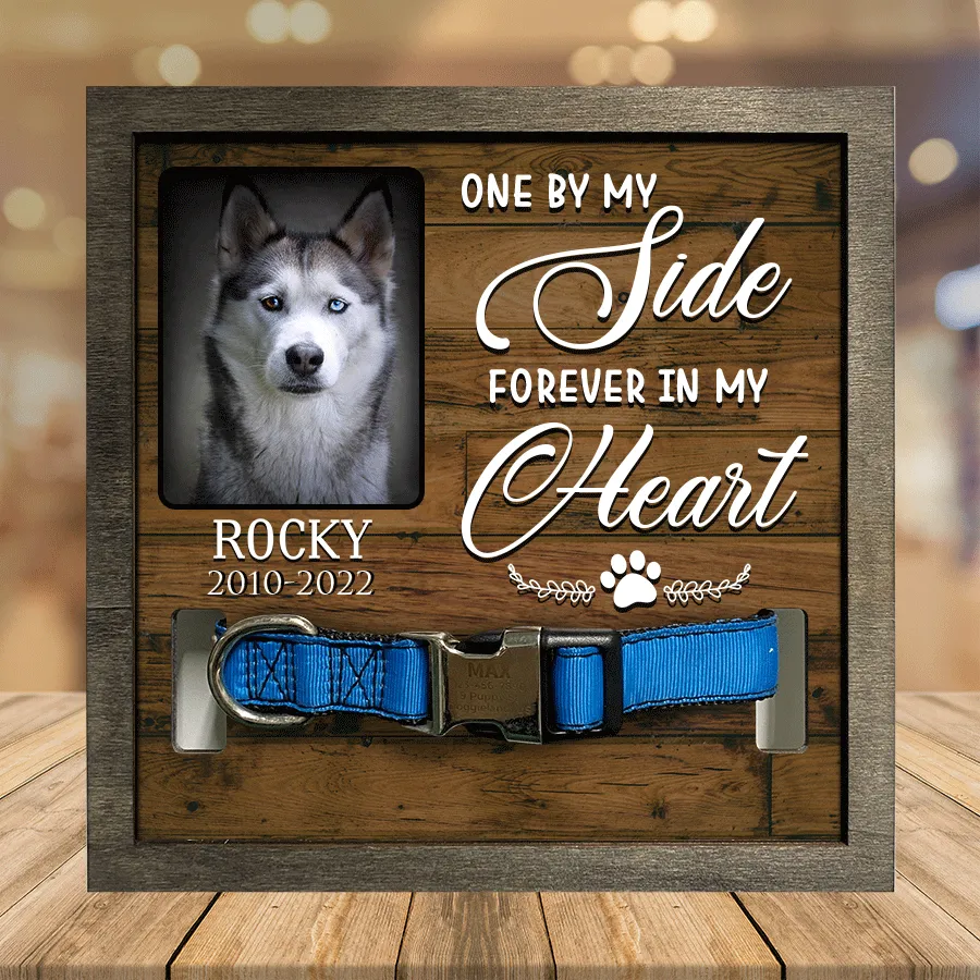 A Siberian Husky, Dog Picture Frames, Memorial Pet, walk beside us everyday Pet Memorial Gifts