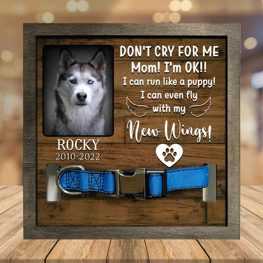 A Siberian Husky, Dog Picture Frames, Memorial Pet, walk beside us everyday Pet Memorial Gifts