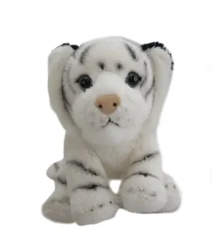 Antics Soft Touch Wild Animals 15cm Baby White Tiger