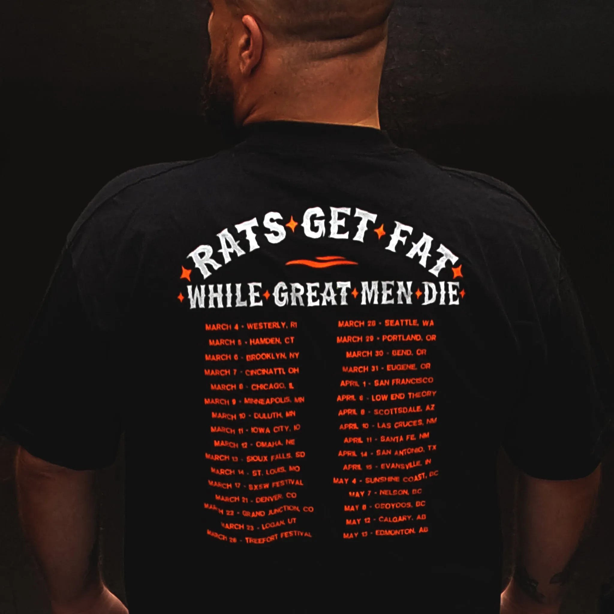 B. Dolan "Rats Get Fat" Tour T-Shirt