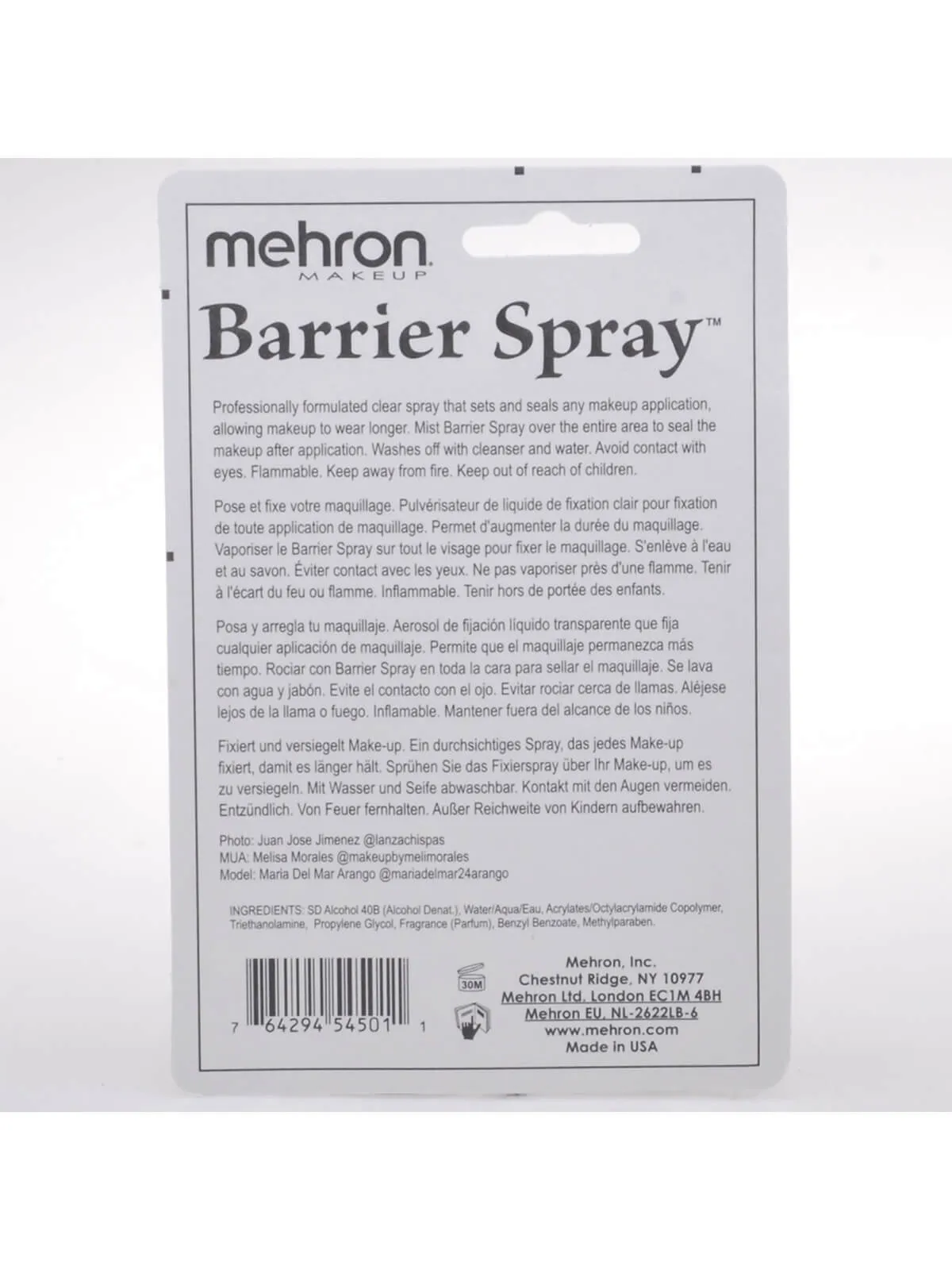 Barrier Spray - Pump Bottle - 1oz Carded