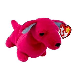 Beanie Babies: Stretch Pink Dachshund Regular