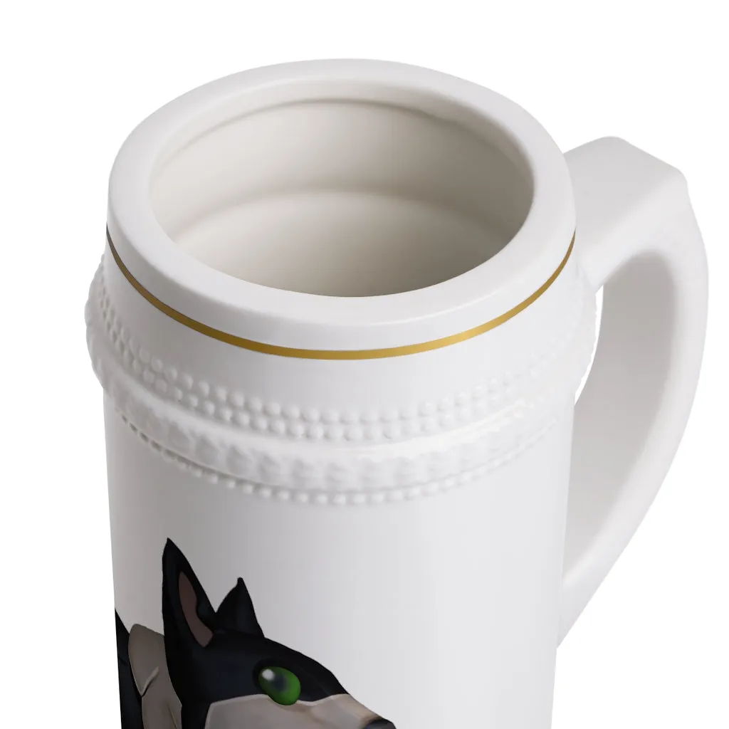 Black Dog Stein Mug