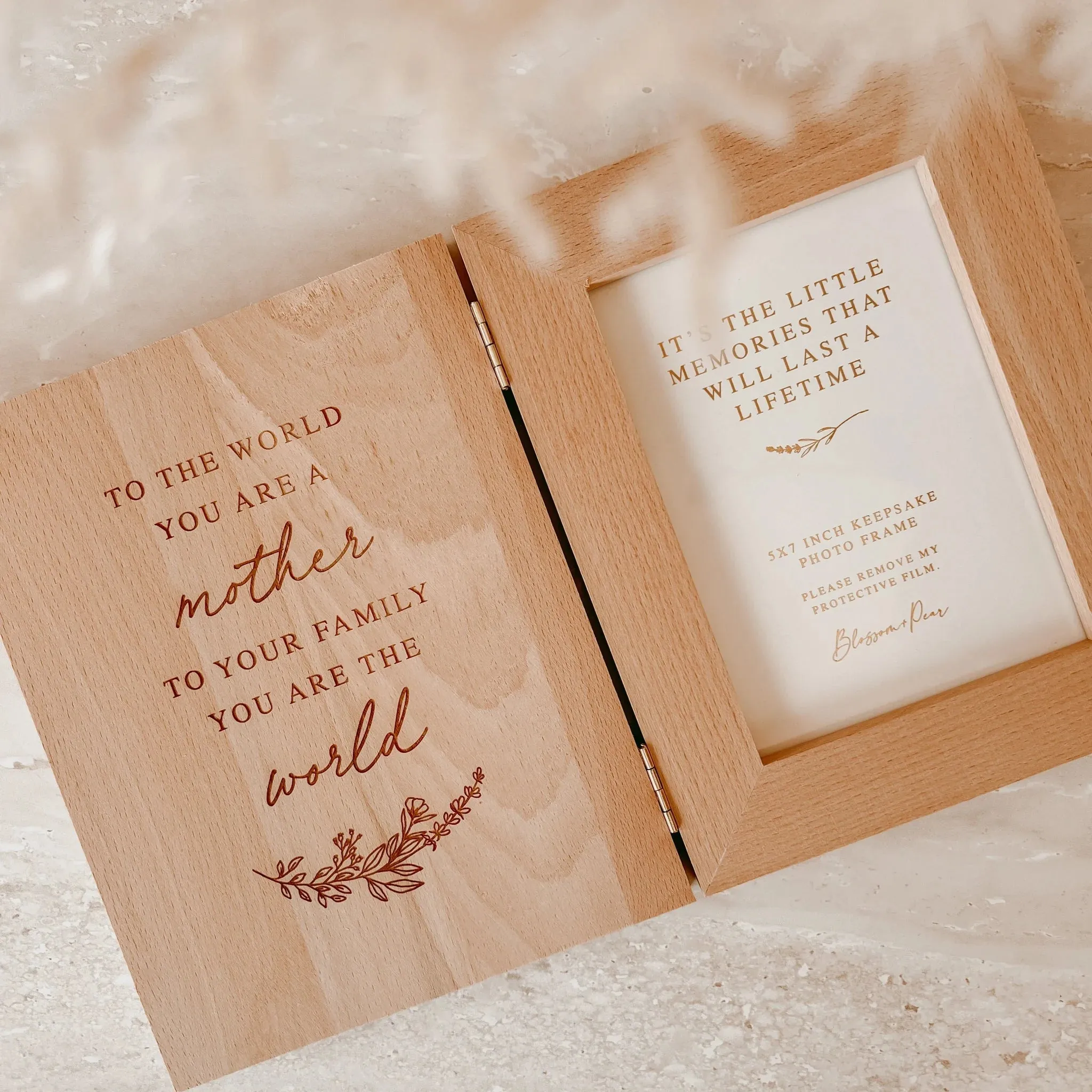 Blossom & Pear You Are My World Wooden Photo Frame