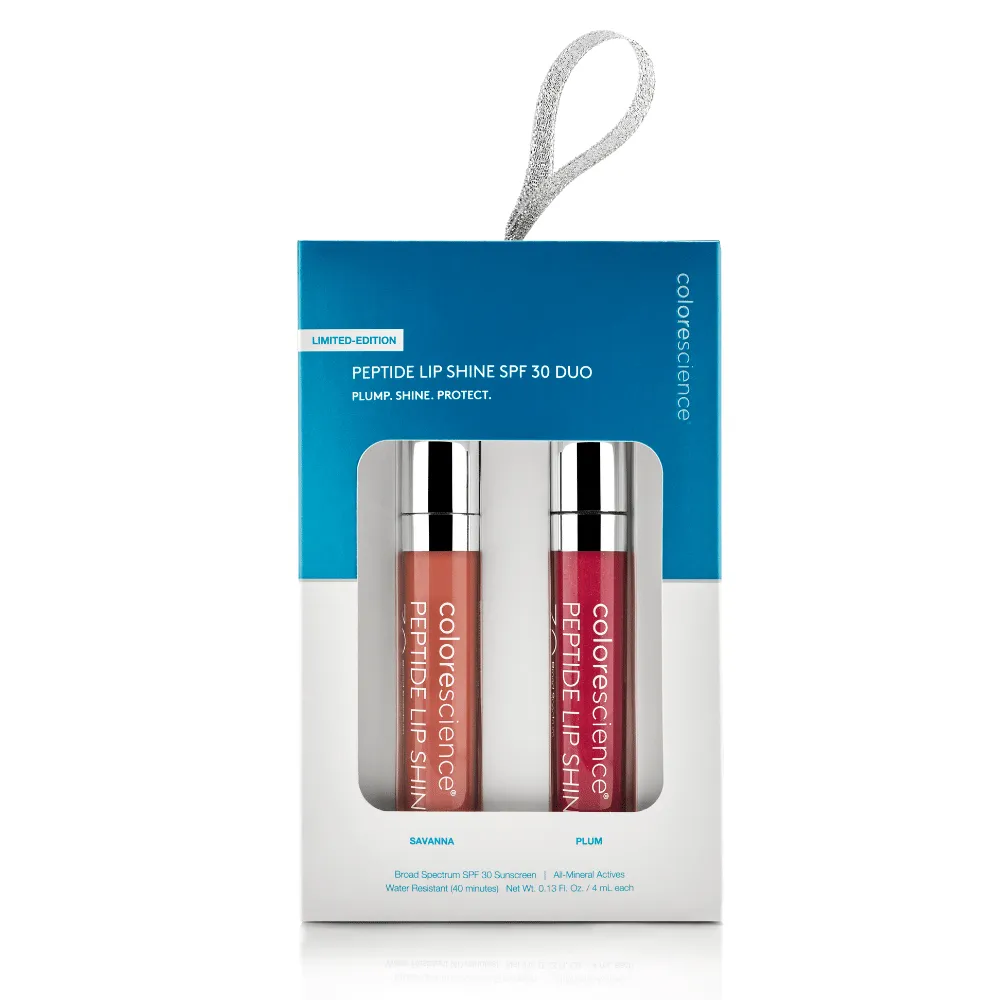 Colorescience Peptide Lip Shine SPF 30 DUO