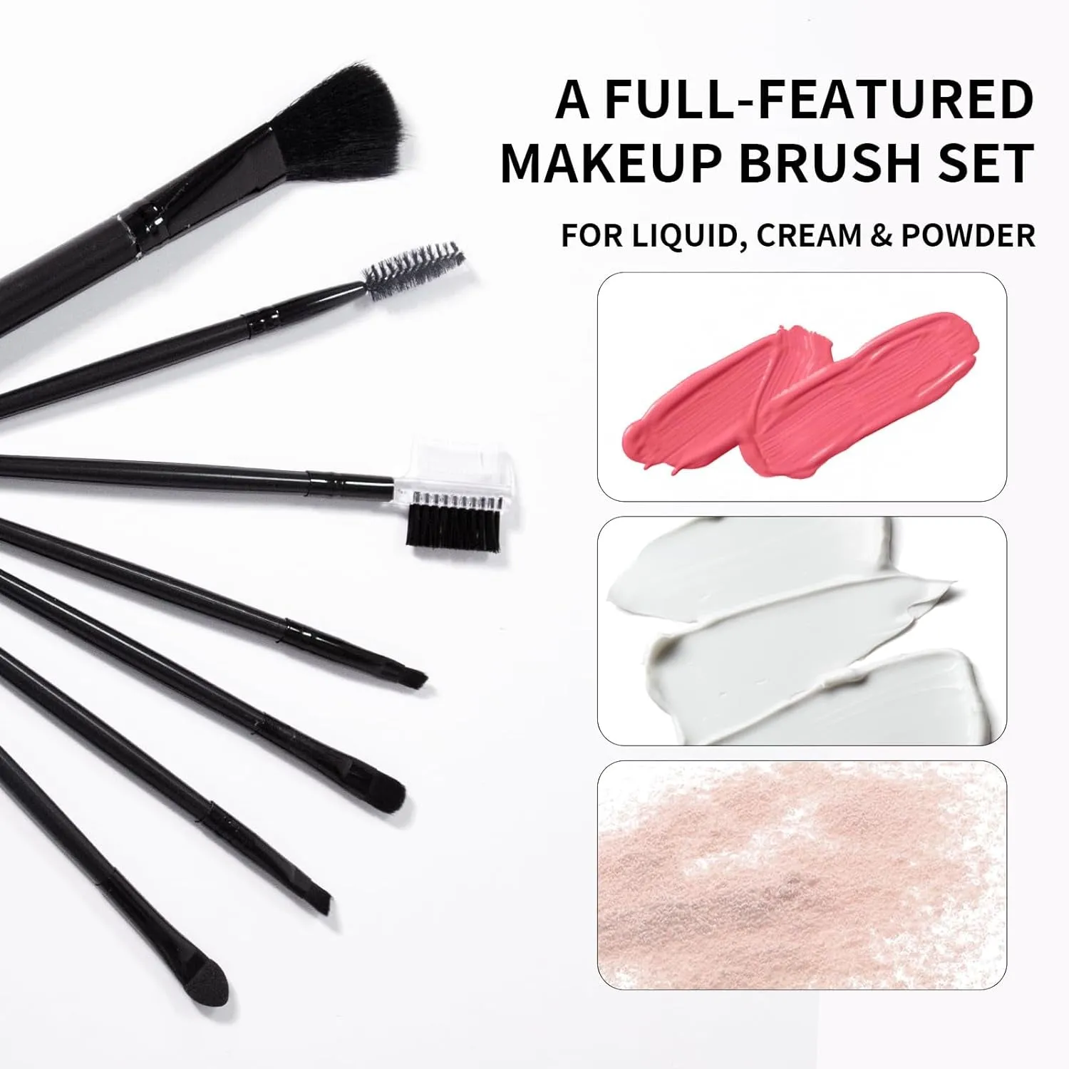 Complete Makeup Kit for Women & Teens - Eyeshadow, Foundation, Blusher & More in Chic Bag!