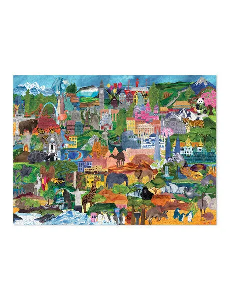 Croc Creek 1000 Piece World Collage