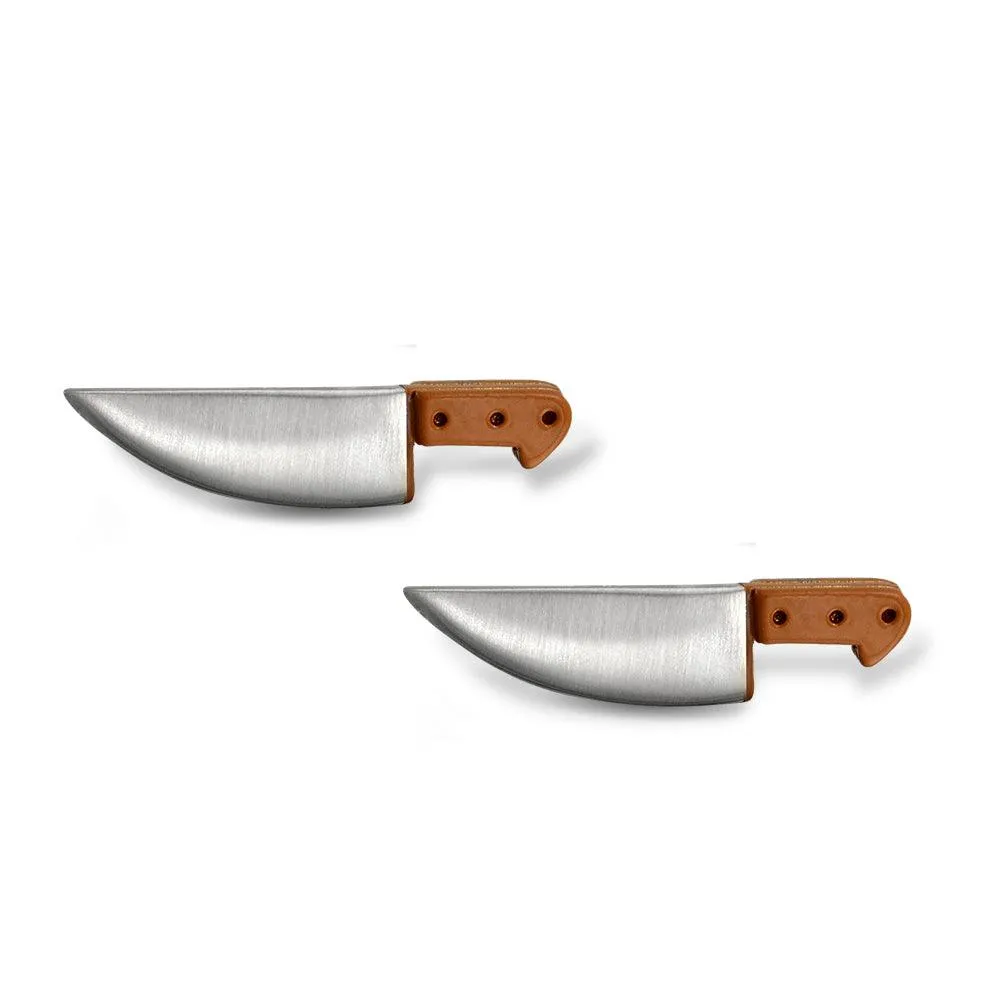 Culinary Chef Cook Knife Restaurant Owner Cufflinks Stainless Steel