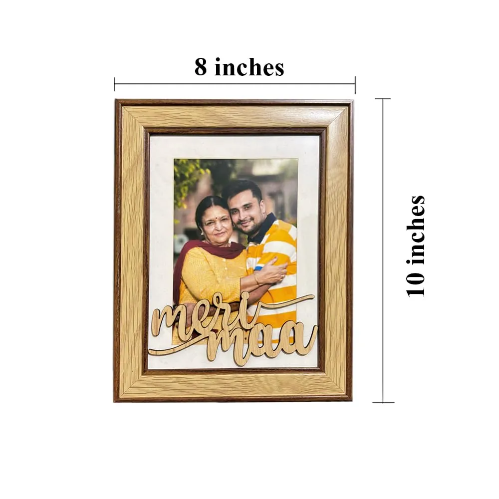 DEEP PRINT Personalized MOM Photo frame 8x10 inches With Customized photo || Mother's day, Birthday Gift