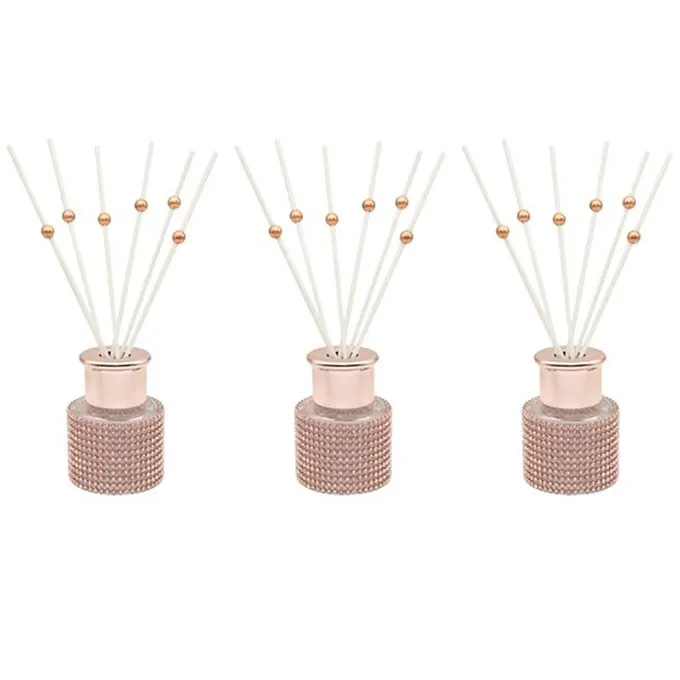 Diamante Diffuser Rose Set 3