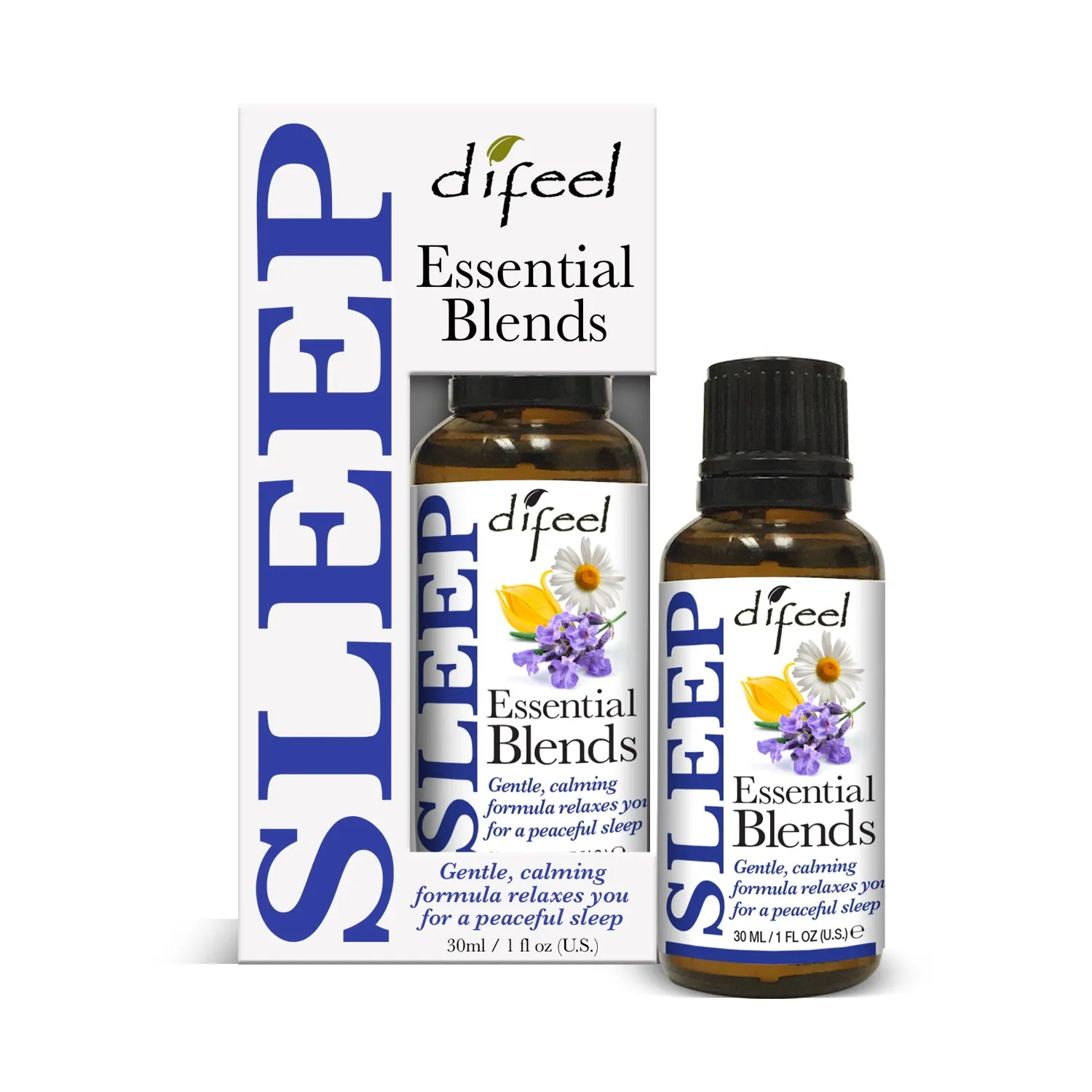 Difeel 100% Natural Essential Oil Blends - Sleep 1 oz.