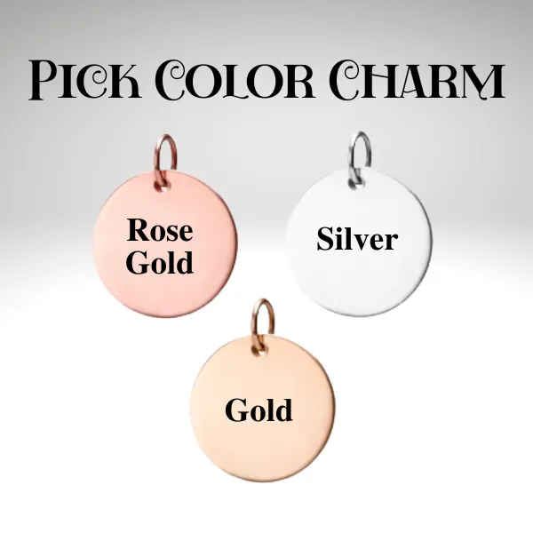 Engraved Color Guard Necklace