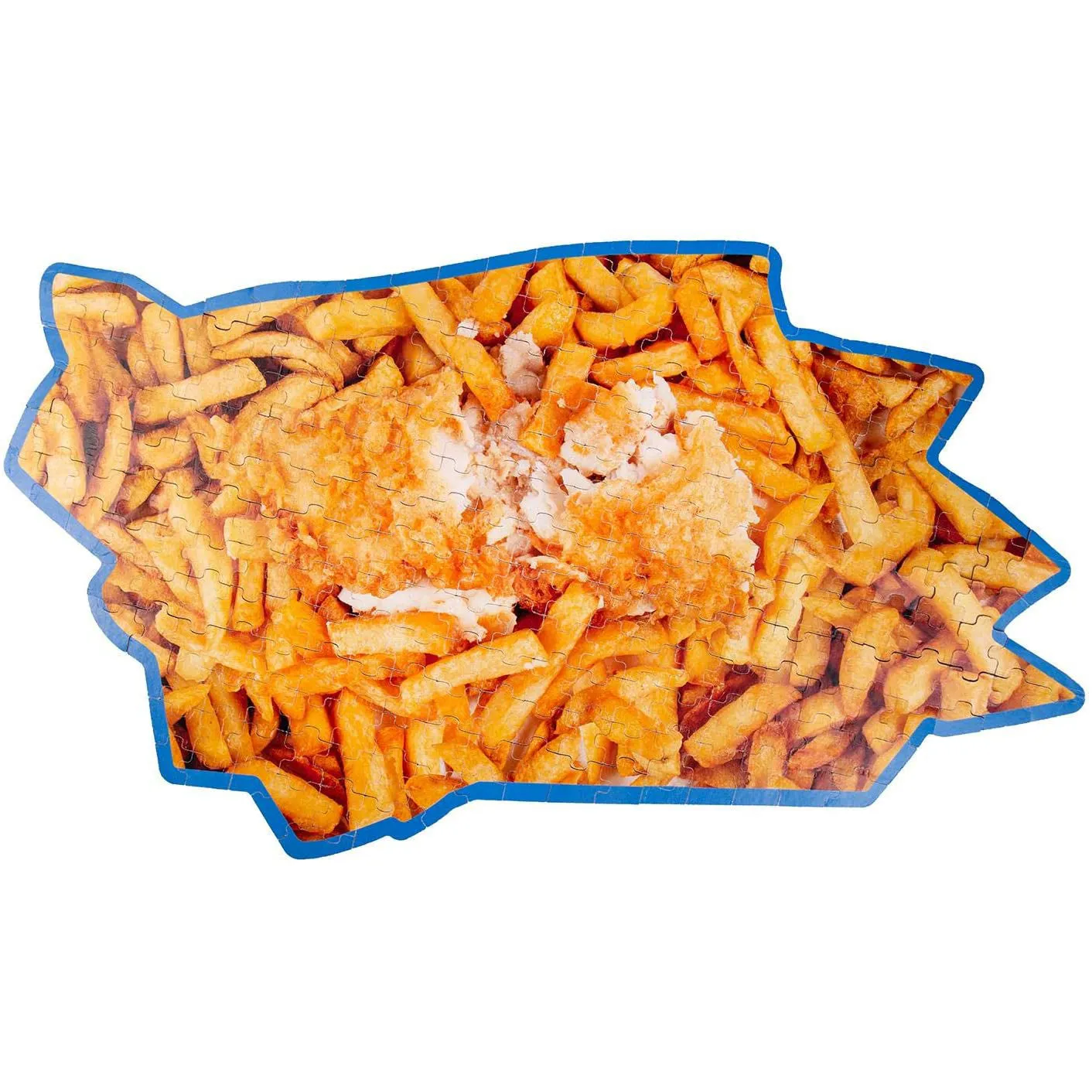 Fish & Chips Double-Sided Jigsaw Puzzle