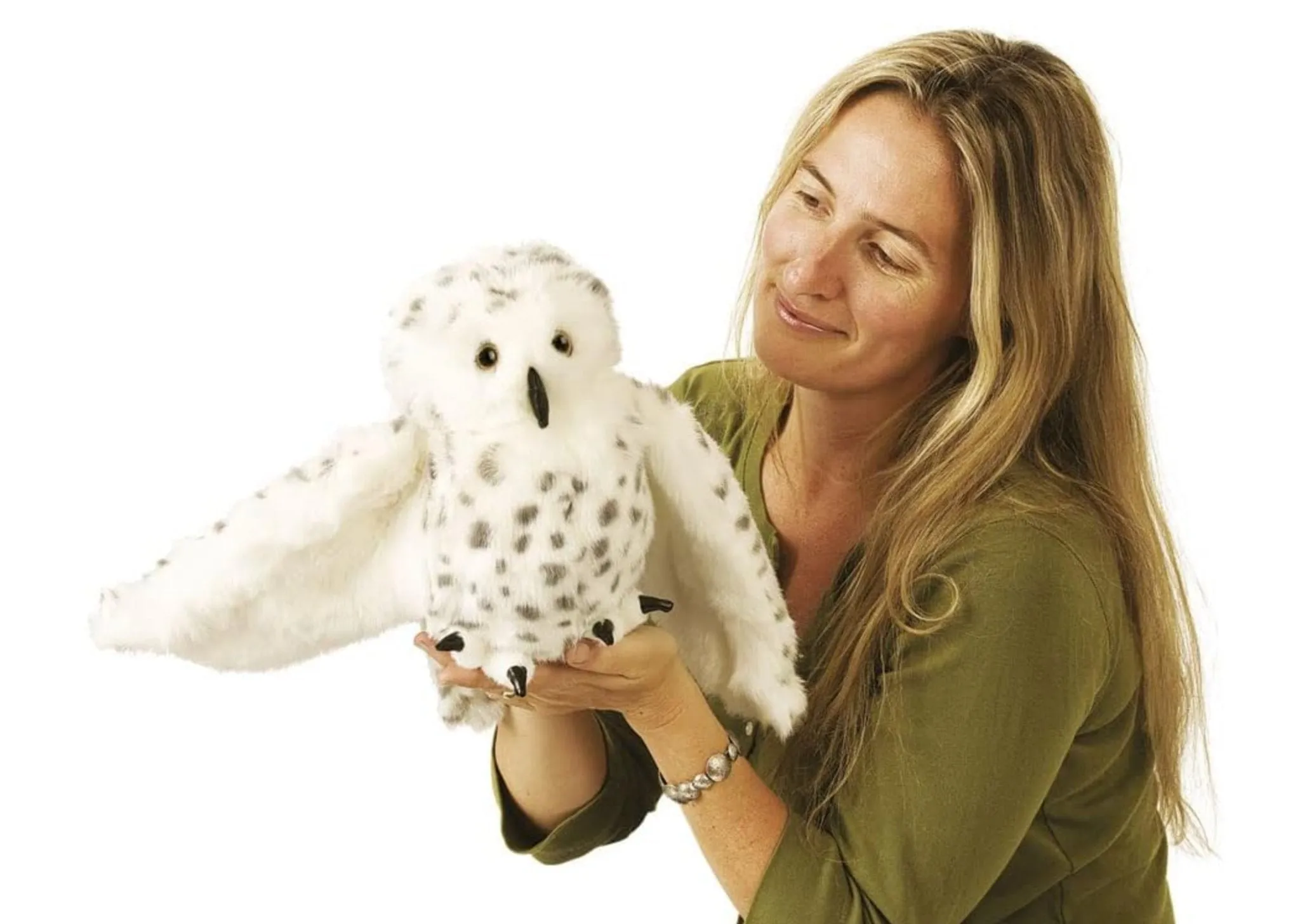 Folkmanis Snowy Owl Hand Puppet