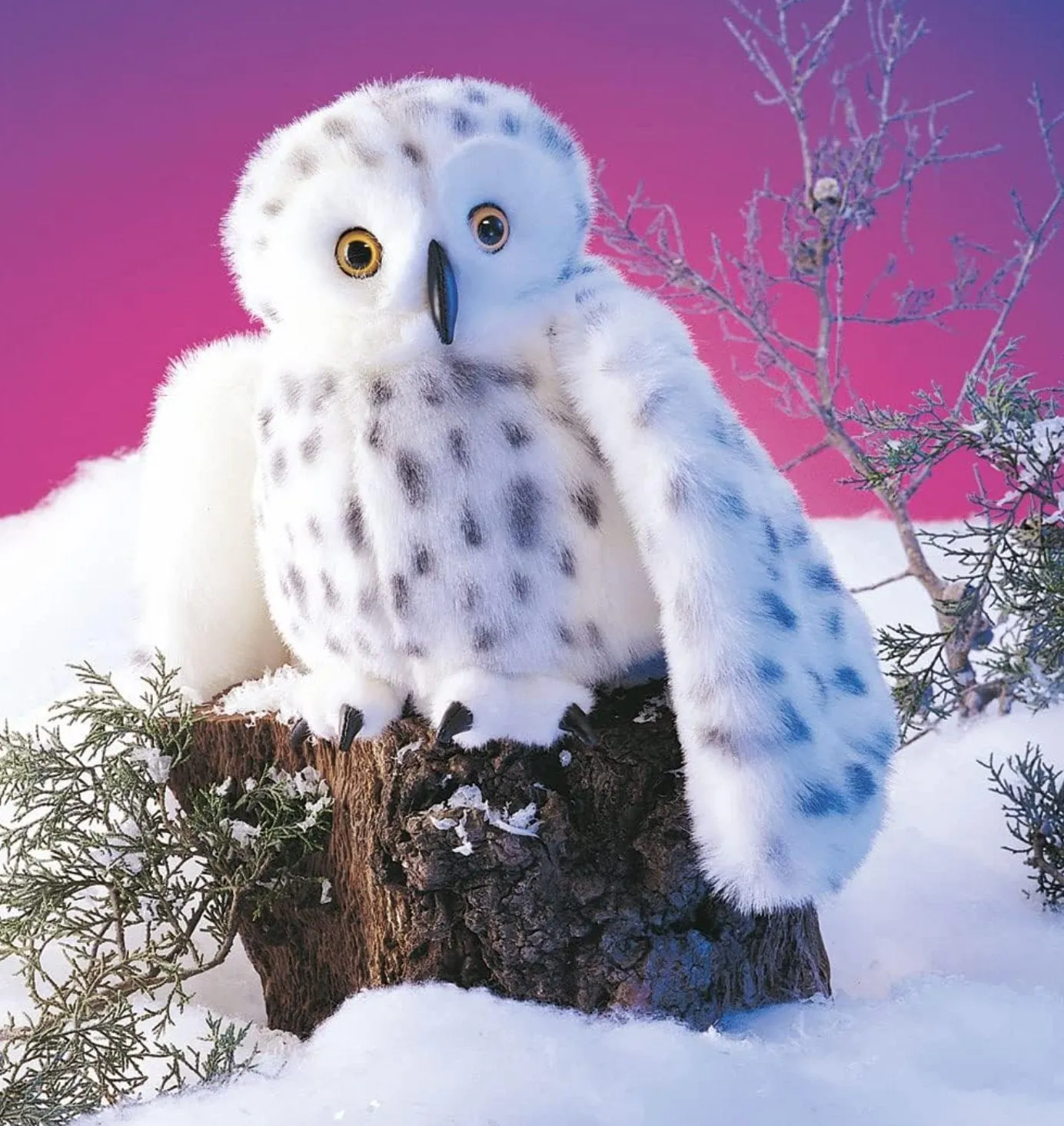 Folkmanis Snowy Owl Hand Puppet