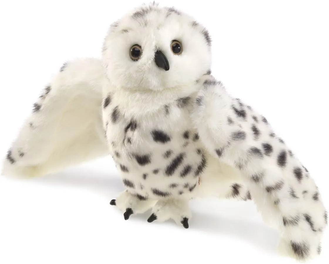 Folkmanis Snowy Owl Hand Puppet