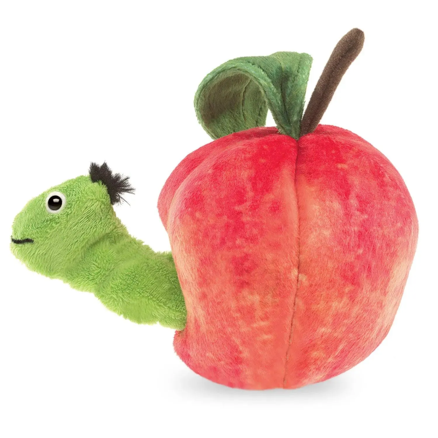 Folkmanis Worm in Apple Puppet