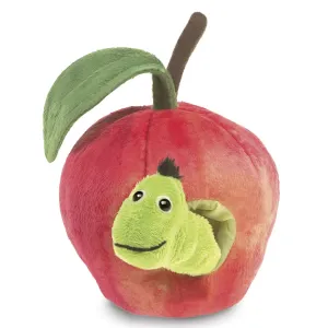 Folkmanis Worm in Apple Puppet