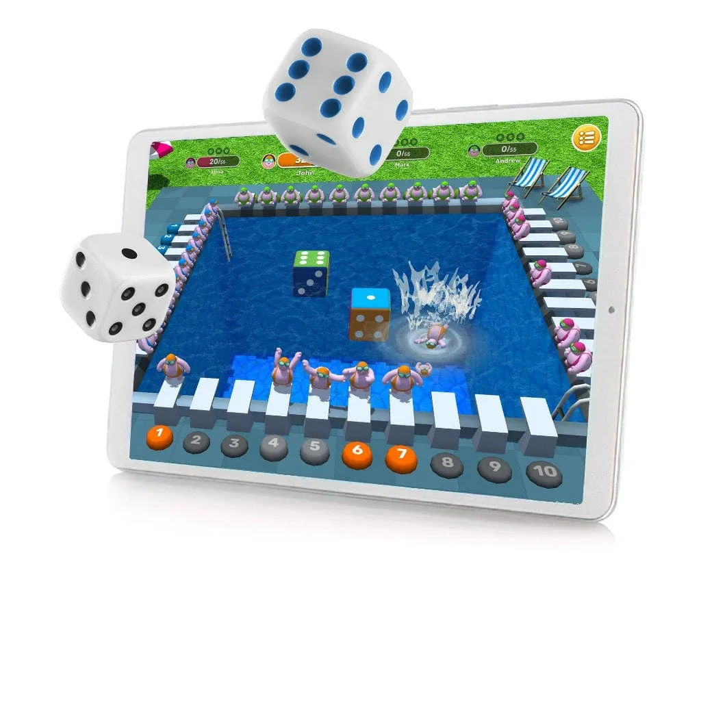 GoDice Full Pack for Interactive Board Games on Tablets