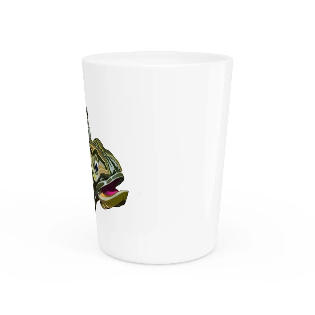 Green Fish Shot Glass