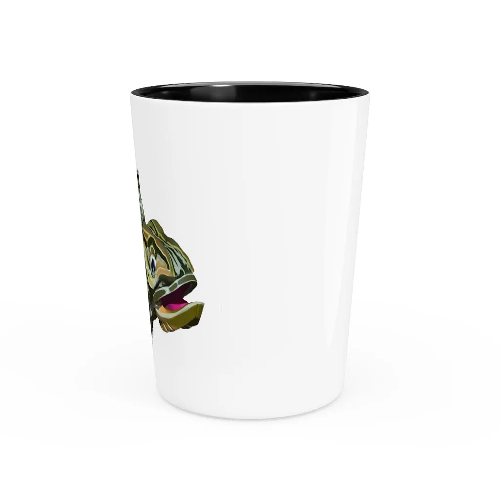 Green Fish Shot Glass