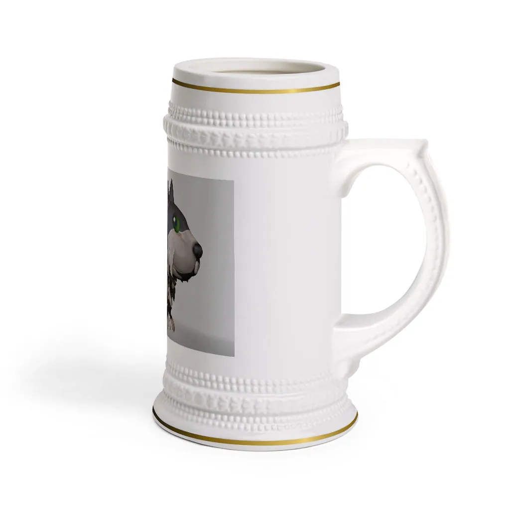 Grey Dog Stein Mug