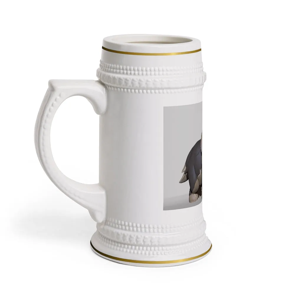 Grey Dog Stein Mug