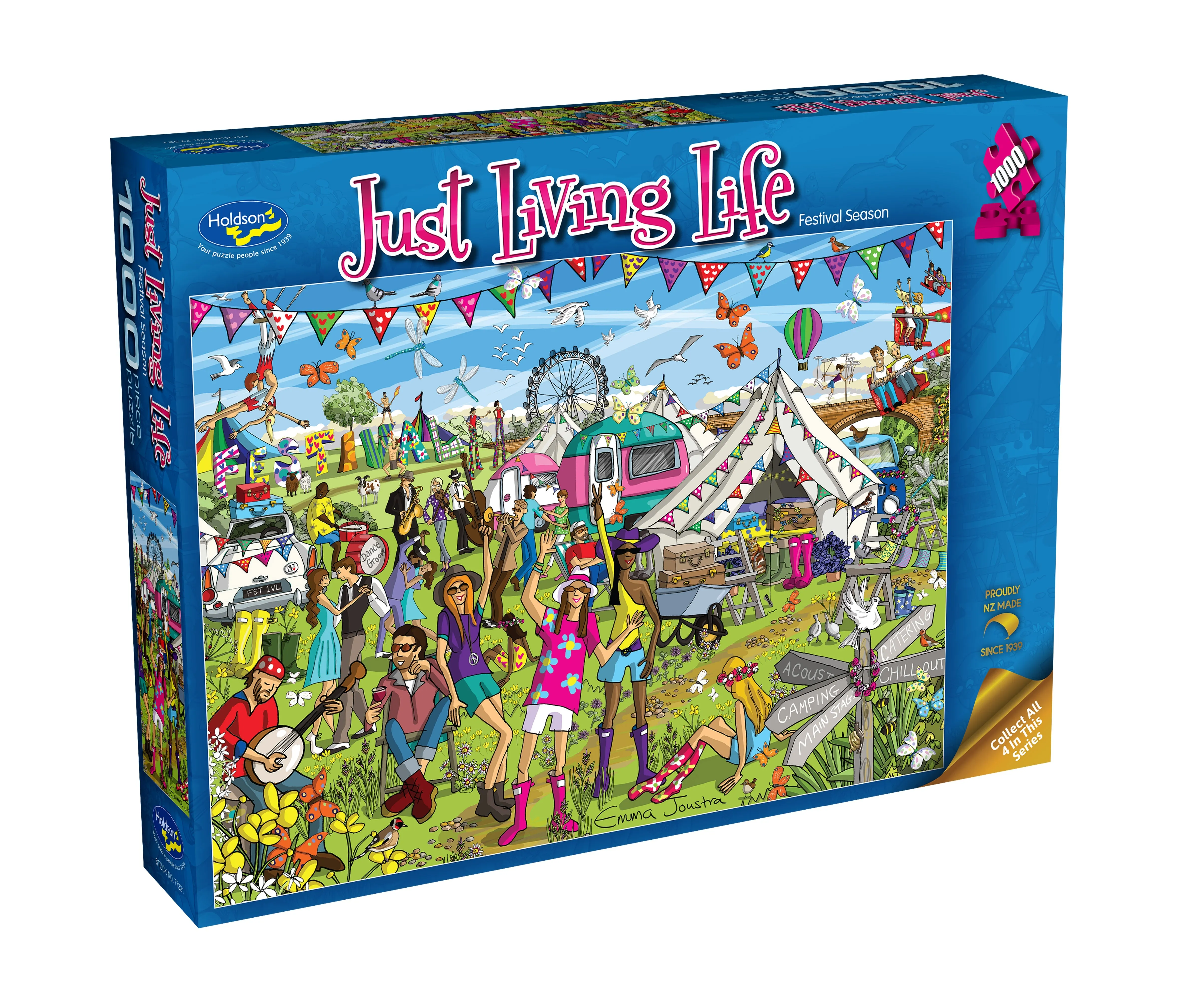 Just Living Life 1000 Piece Puzzle Festival Season