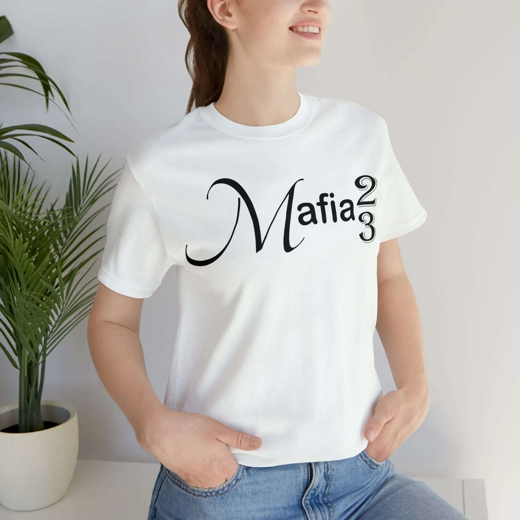 M23 T-shirt-brand name tees-Cat lovers t-shirts-custom printing-unisex t-shirts-gift t-shirts graphic m23 m23 logo mafia