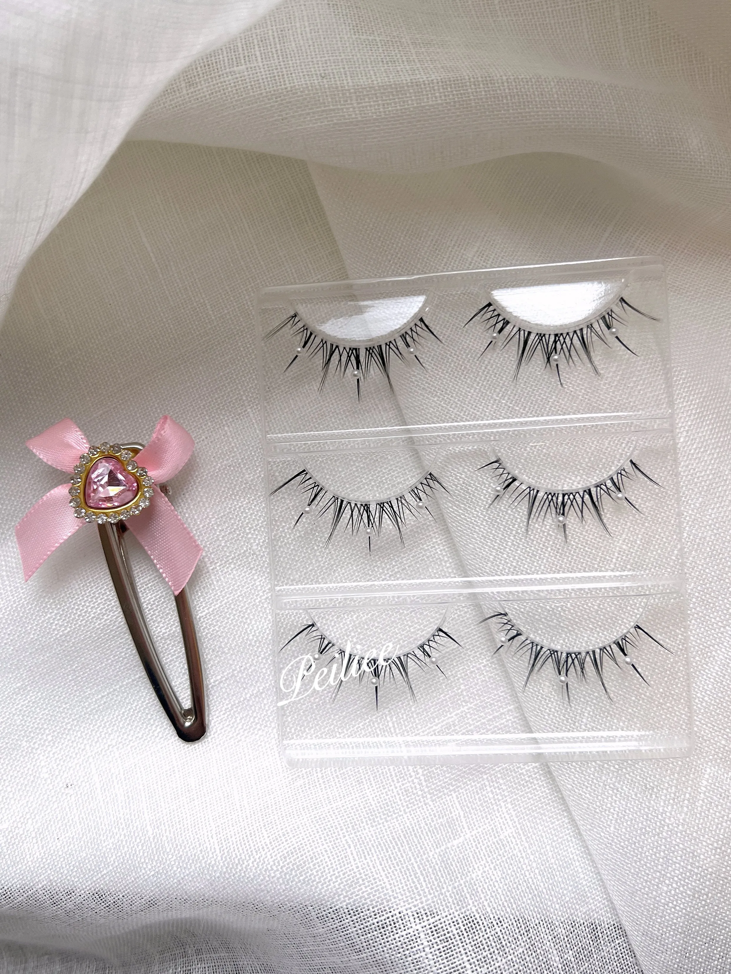 Mermaid Pearl Eyelashes 3 sets