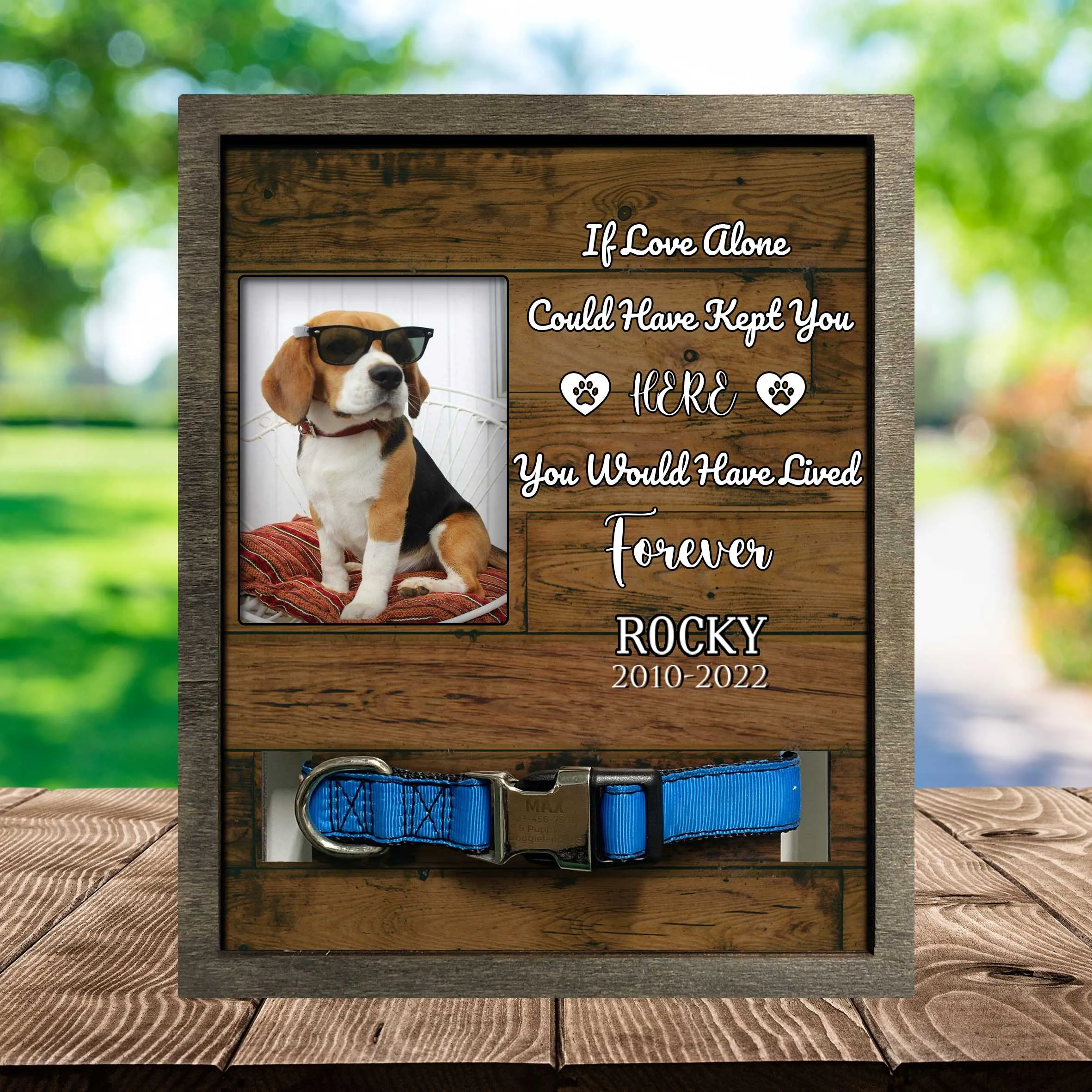 My Hardest Goodbye Picture Frame, Pet Memorial Picture Frame, Loss Of Dog Gifts