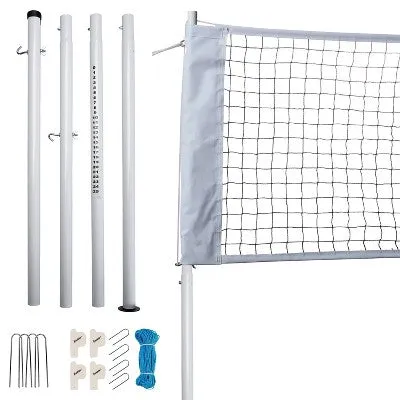 New - Franklin Sports Steel Volleyball Net System