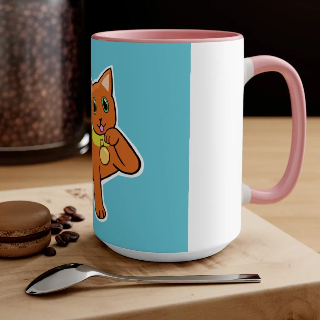 Orange Kitty Accent Mug