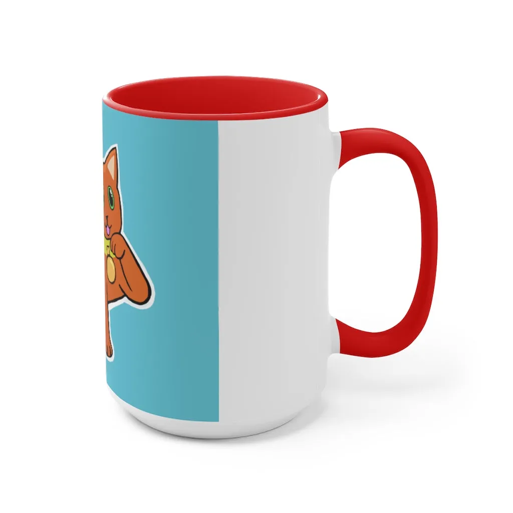 Orange Kitty Accent Mug