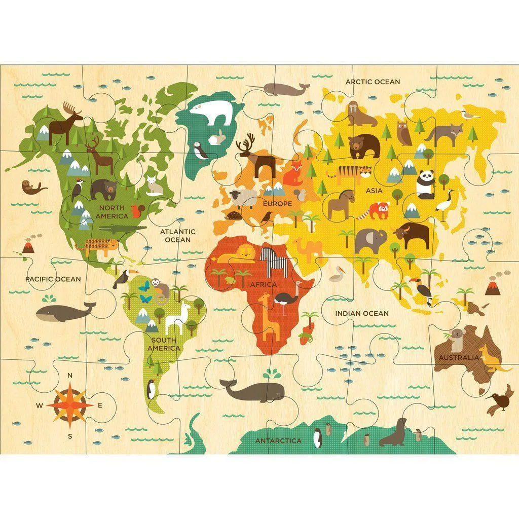 Our World 24-Piece Floor Puzzle