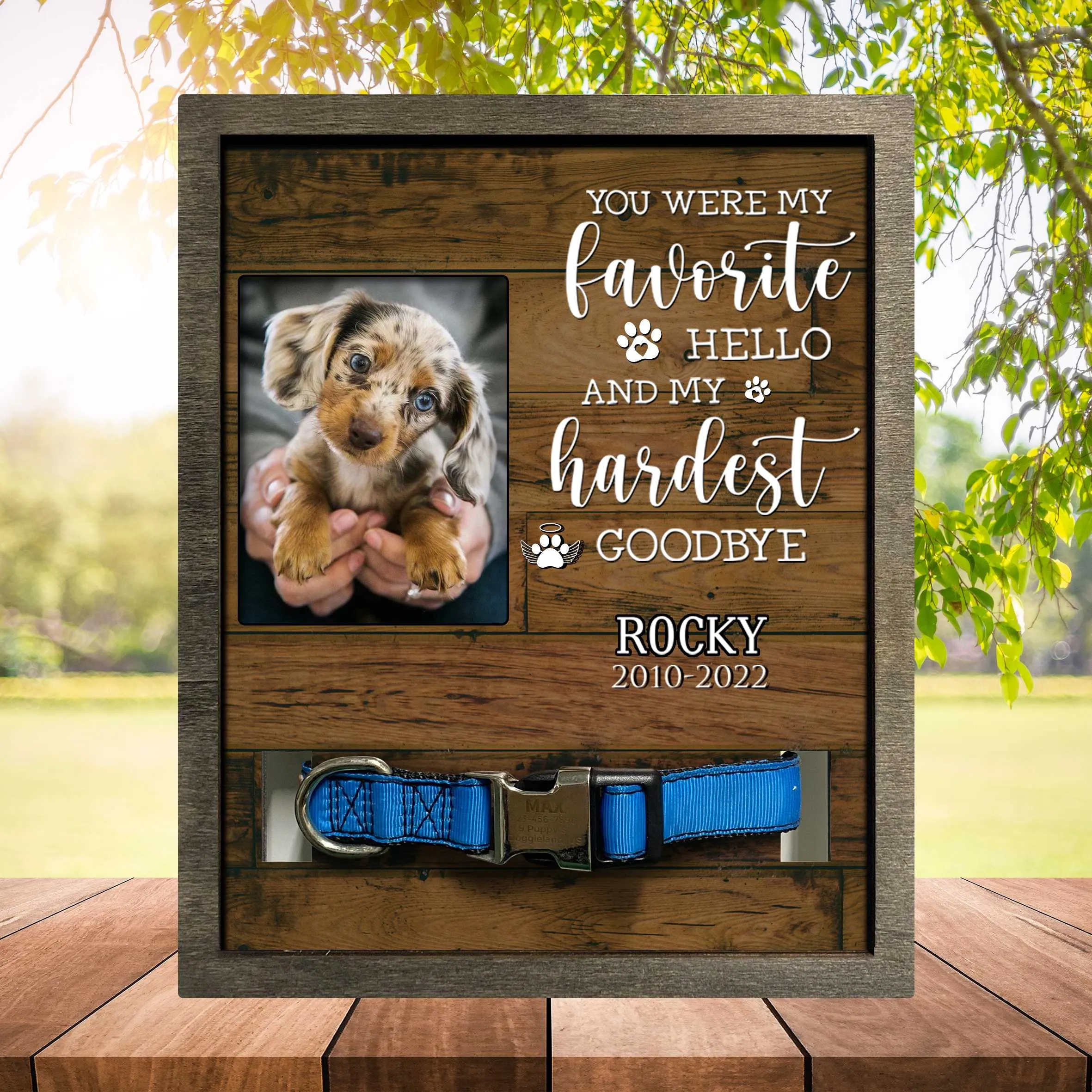 Pet Loss Gifts For Loss Of Dog, Dog Frames For Pictures Memorial Dog Remembrance, Sympathy Picture Frame