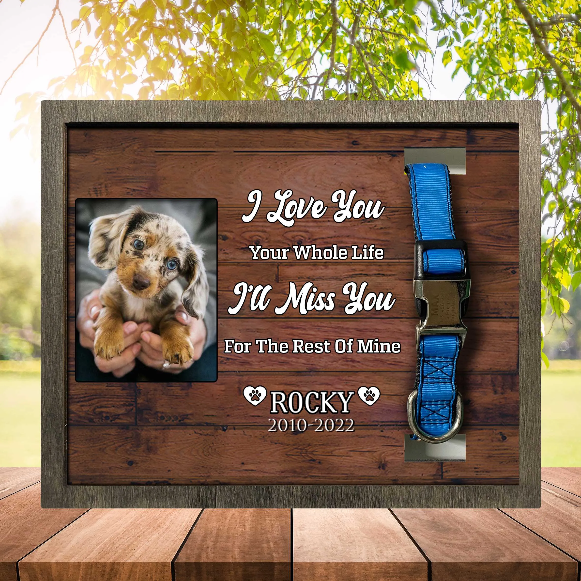 Pet Loss Gifts For Loss Of Dog, Dog Frames For Pictures Memorial Dog Remembrance, Sympathy Picture Frame