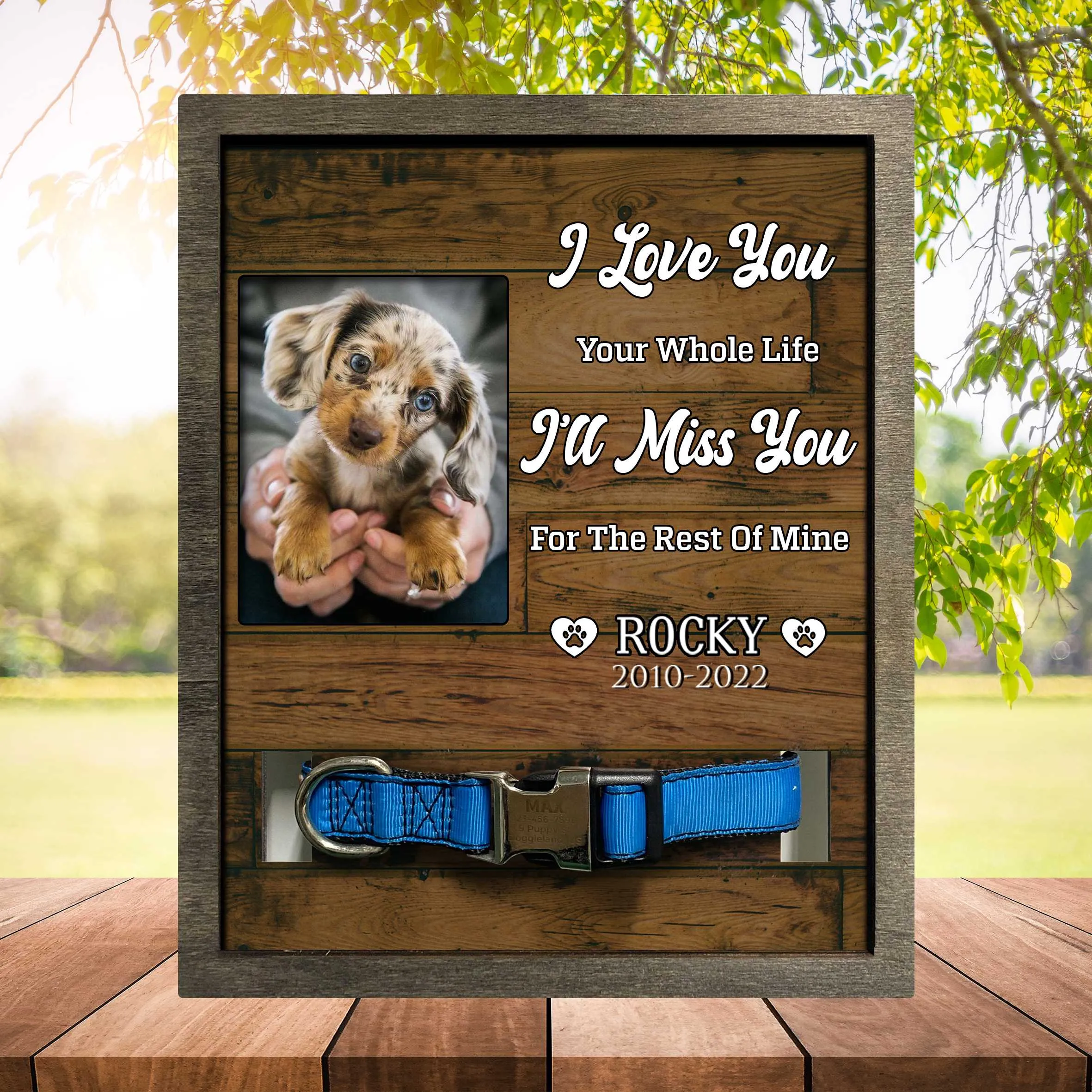 Pet Loss Gifts For Loss Of Dog, Dog Frames For Pictures Memorial Dog Remembrance, Sympathy Picture Frame