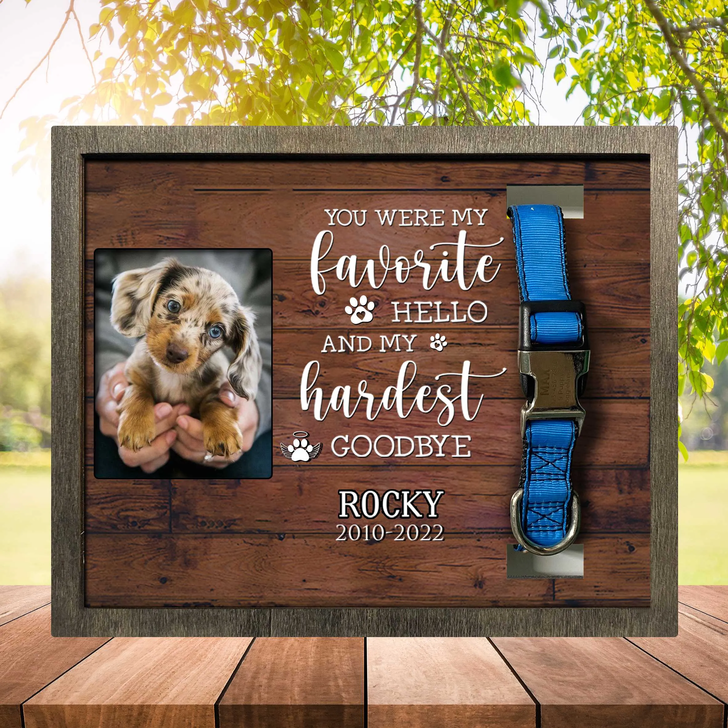 Pet Loss Gifts For Loss Of Dog, Dog Frames For Pictures Memorial Dog Remembrance, Sympathy Picture Frame