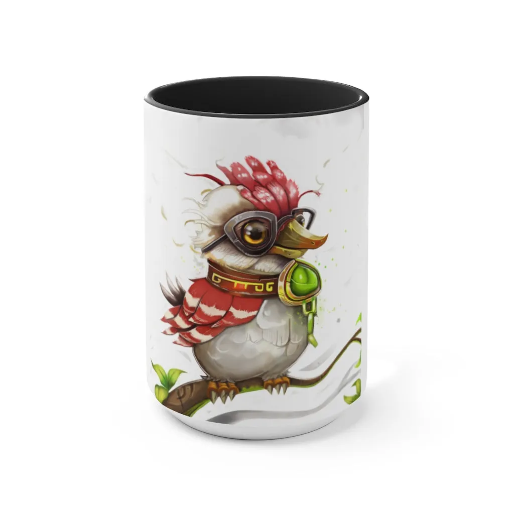 Pete the Sweet Little Bird Accent Mug