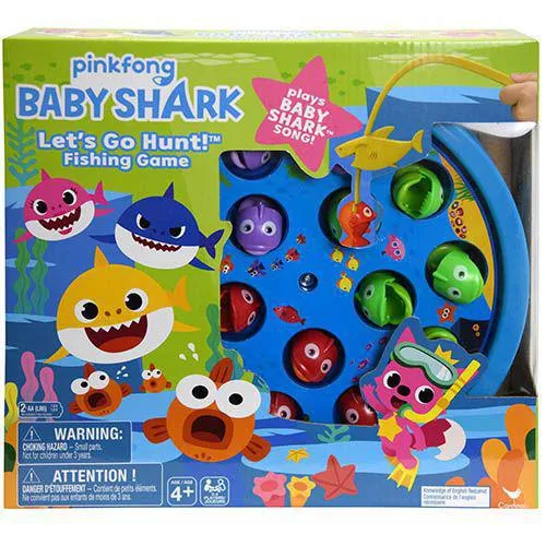 Pinkfong Baby Shark Let's Go Hunt Musical Fishing Game, for Families and Kids Ages 4 and Up