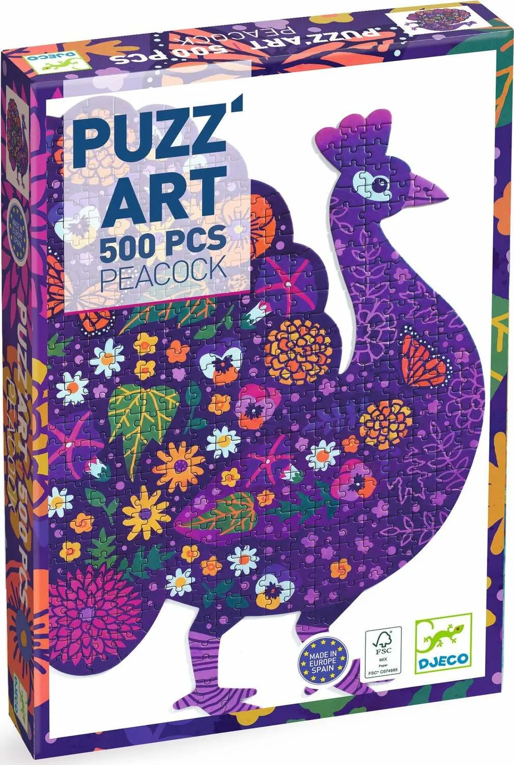 Puzz' Art Peacock 500 pc Puzzle