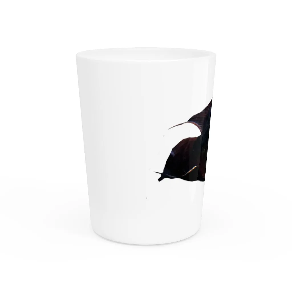 Red Black Fish Shot Glass