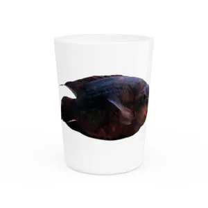 Red Black Fish Shot Glass